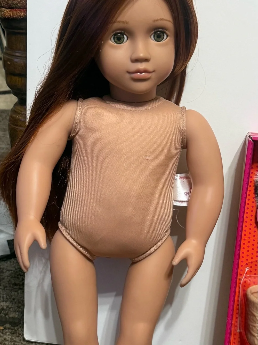 Our Generation Girl Doll with Outfit Set with Leopard Coat, Tan Boots & Pink